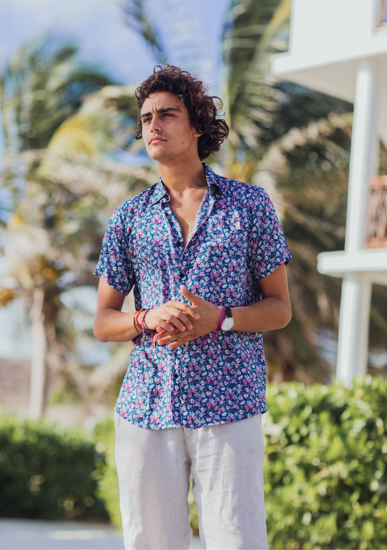 Kidel Aruba Streetstyle Men’s Shirt – Regular Fit, Viscose Fabric