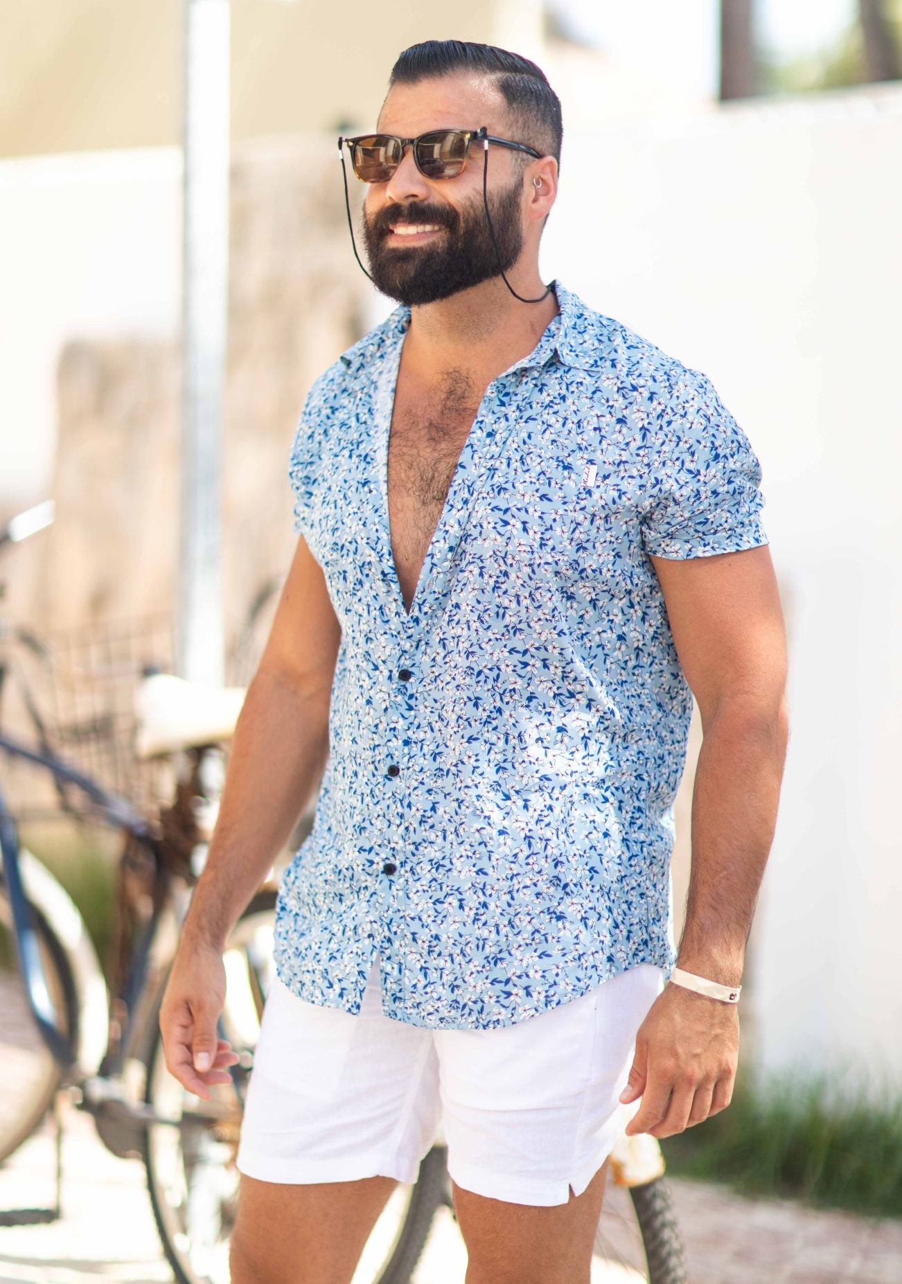 Kidel Hanoi Streetstyle Men’s Shirt – Regular Fit, Viscose Fabric