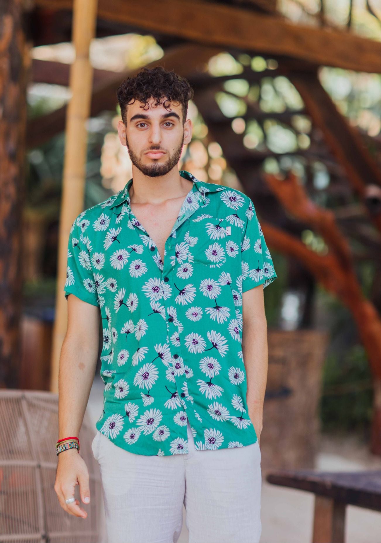 Kidel Mancora Streetstyle Men’s Shirt – Regular Fit, Viscose Fabric