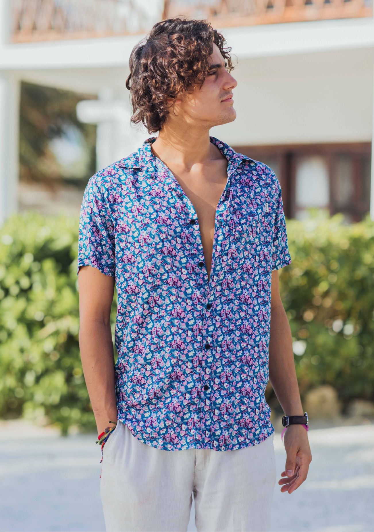 Kidel Aruba Streetstyle Men’s Shirt – Regular Fit, Viscose Fabric