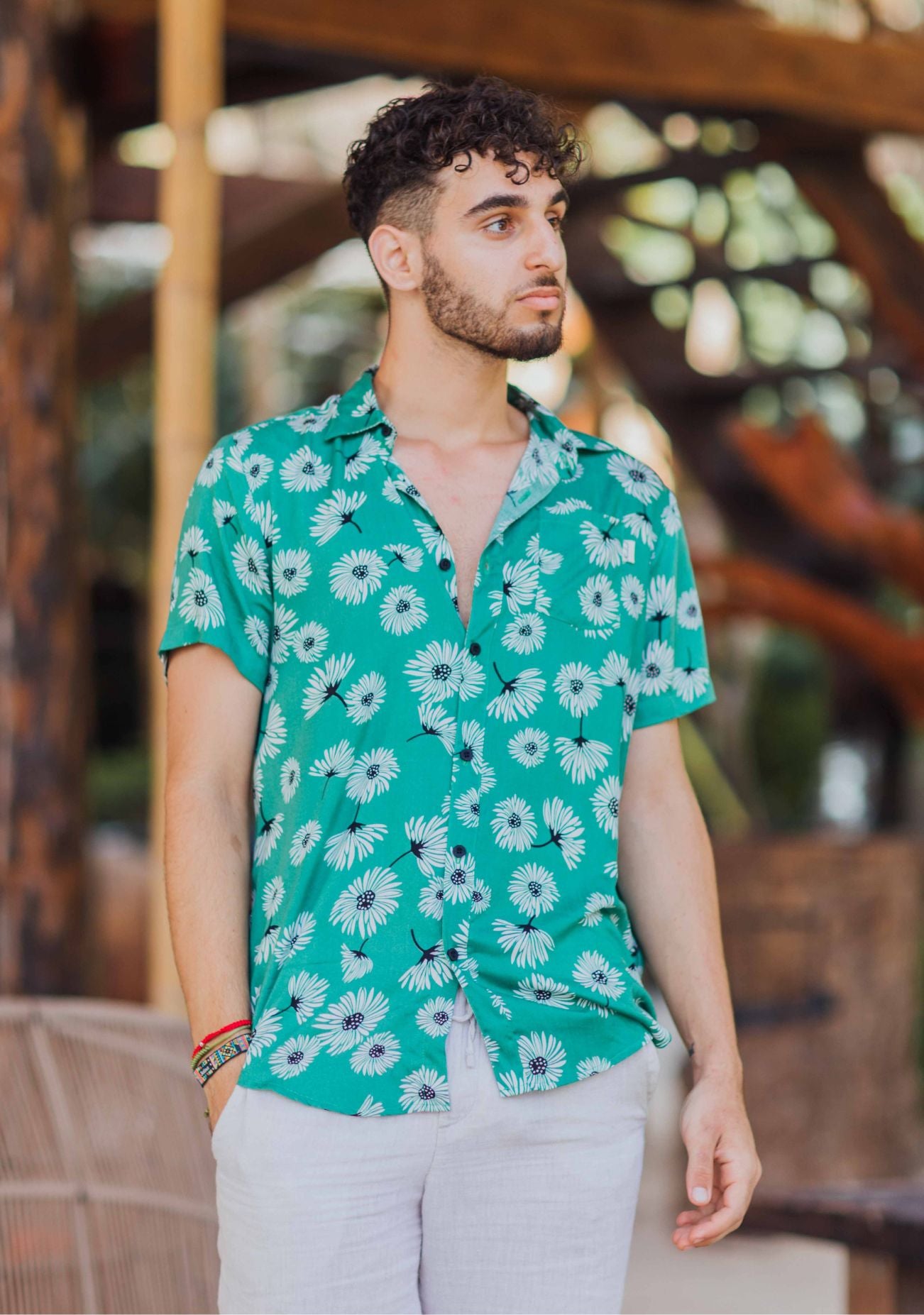 Kidel Mancora Streetstyle Men’s Shirt – Regular Fit, Viscose Fabric