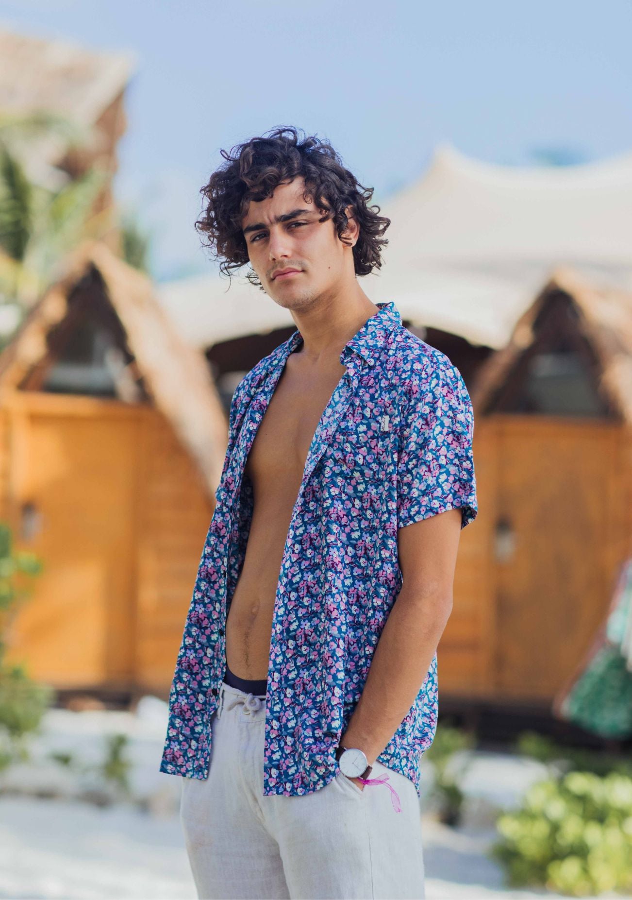 Kidel Aruba Streetstyle Men’s Shirt – Regular Fit, Viscose Fabric