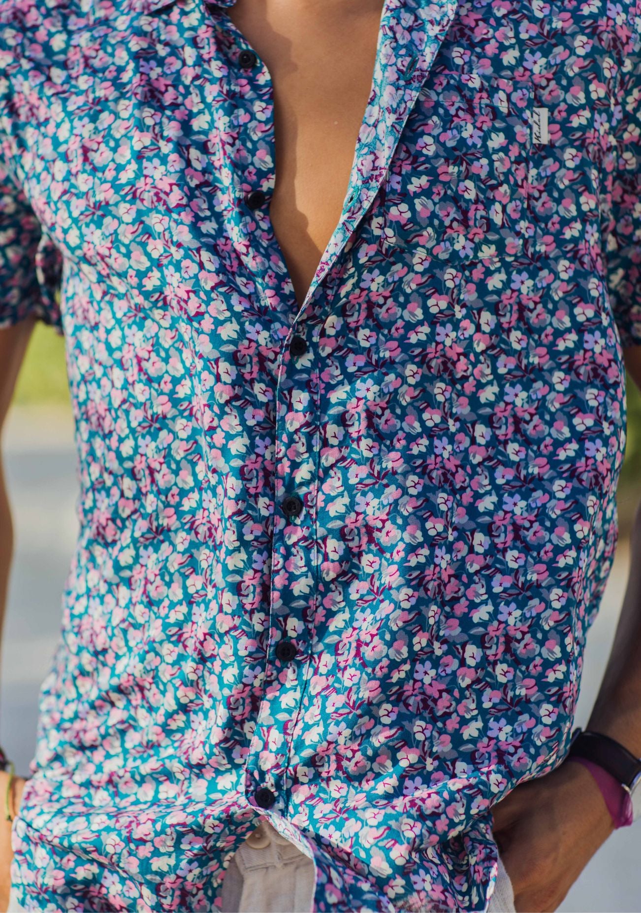 Kidel Aruba Streetstyle Men’s Shirt – Regular Fit, Viscose Fabric