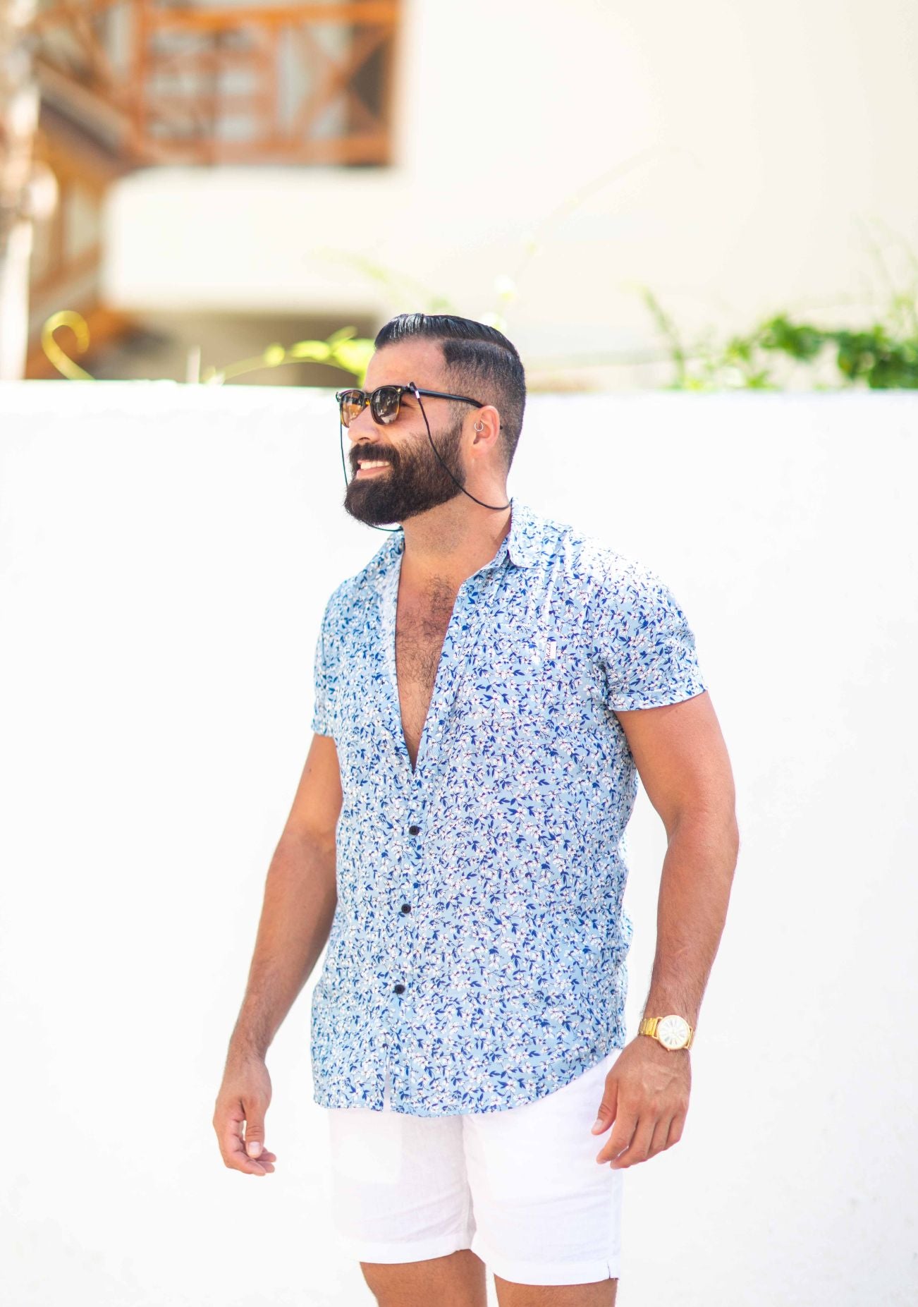 Kidel Hanoi Streetstyle Men’s Shirt – Regular Fit, Viscose Fabric