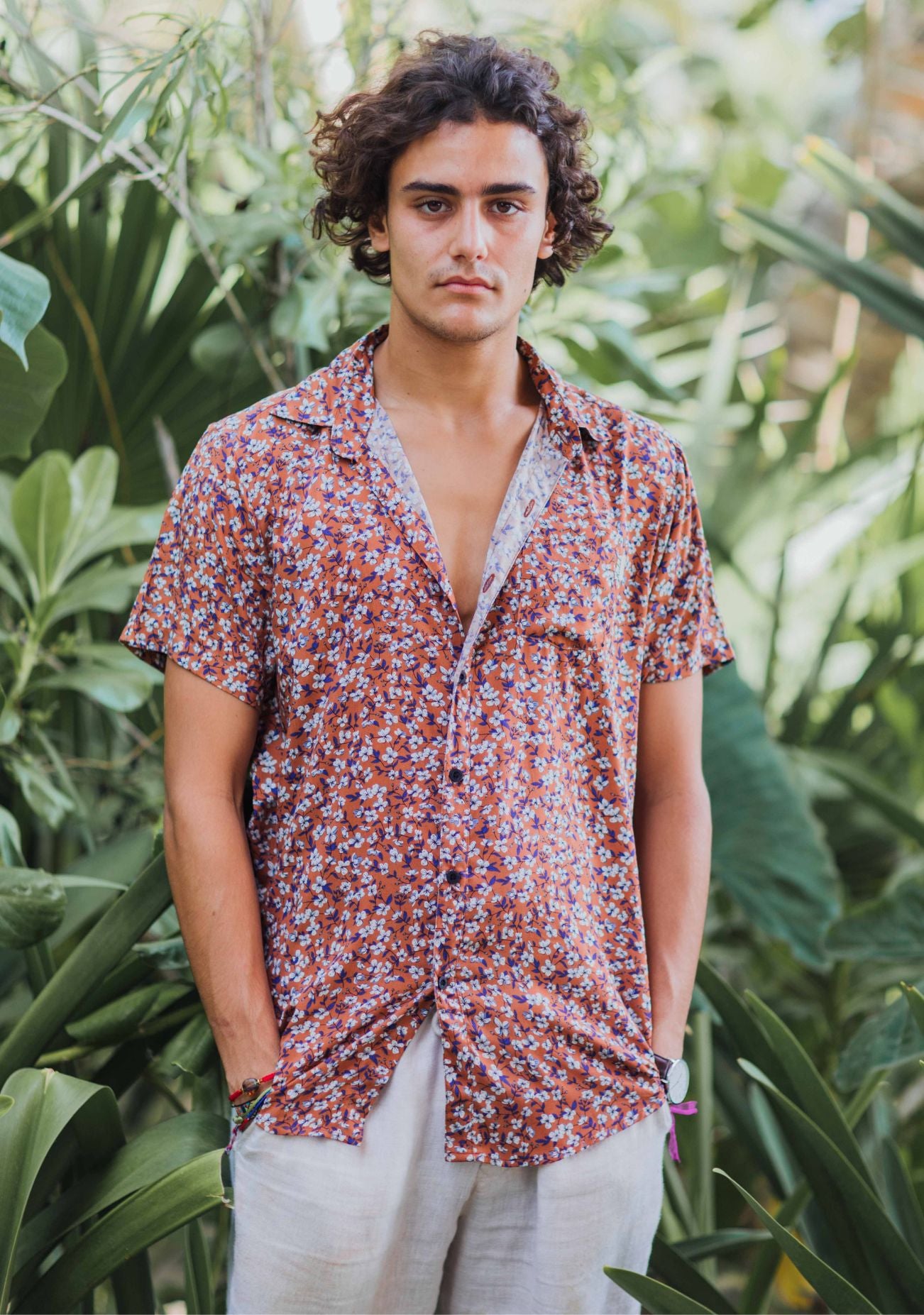 Kidel Zúrich Streetstyle Men’s Shirt – Regular Fit, Viscose Fabric