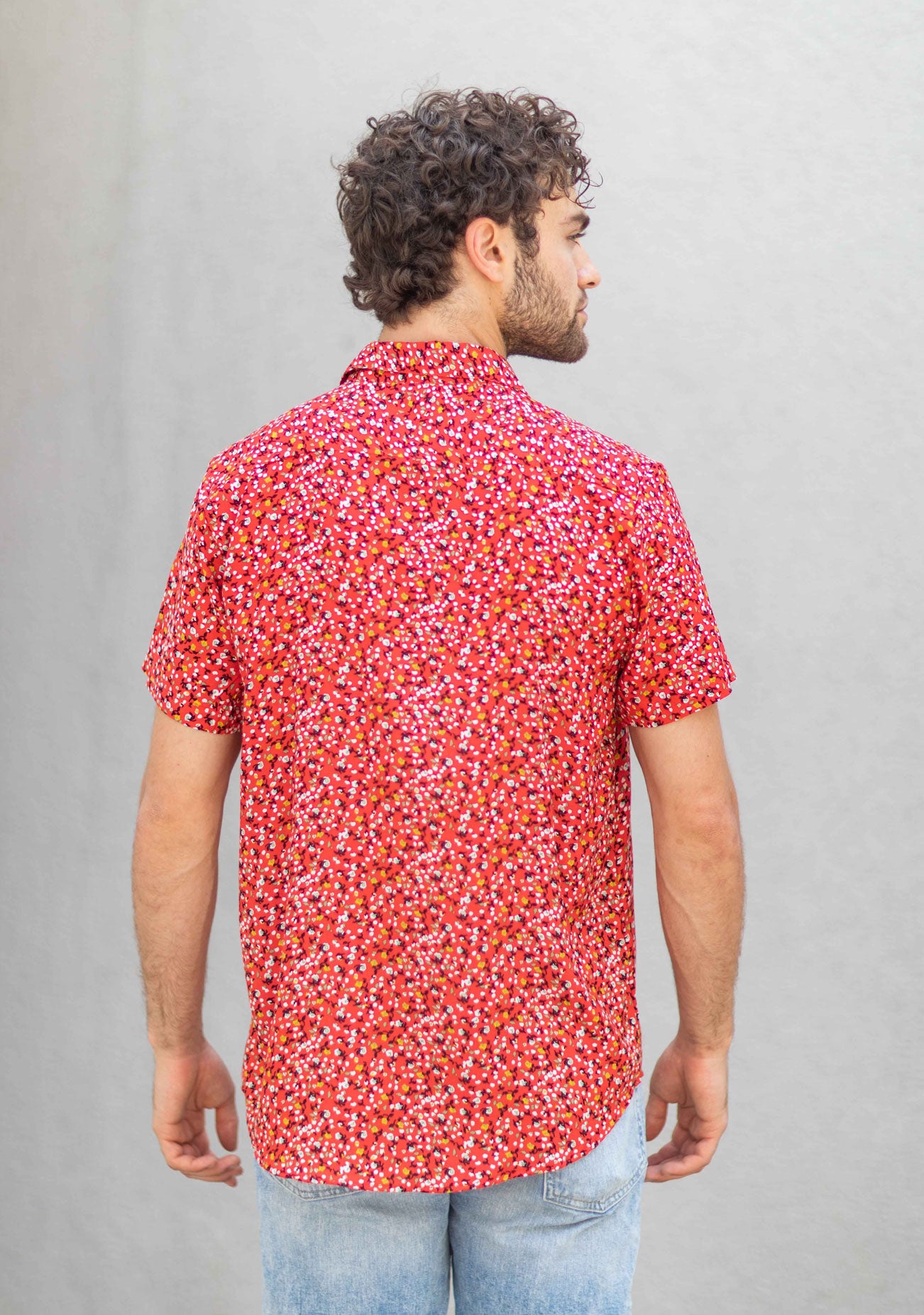 Kidel Singapur Streetstyle Men’s Shirt – Regular Fit, Viscose Fabric