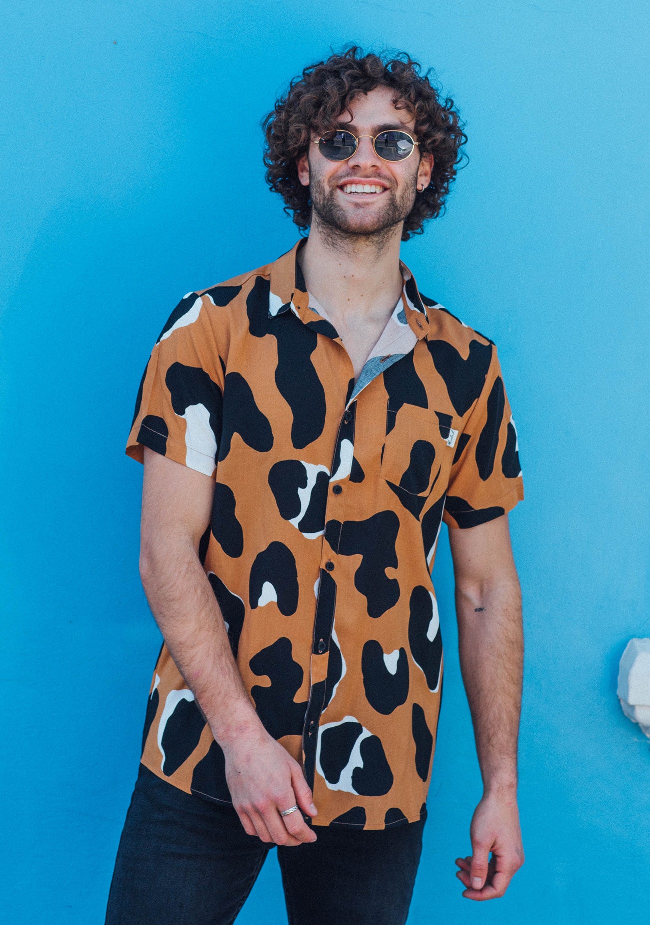 Kidel Riata Streetstyle Men’s Shirt – Regular Fit, Viscose Fabric