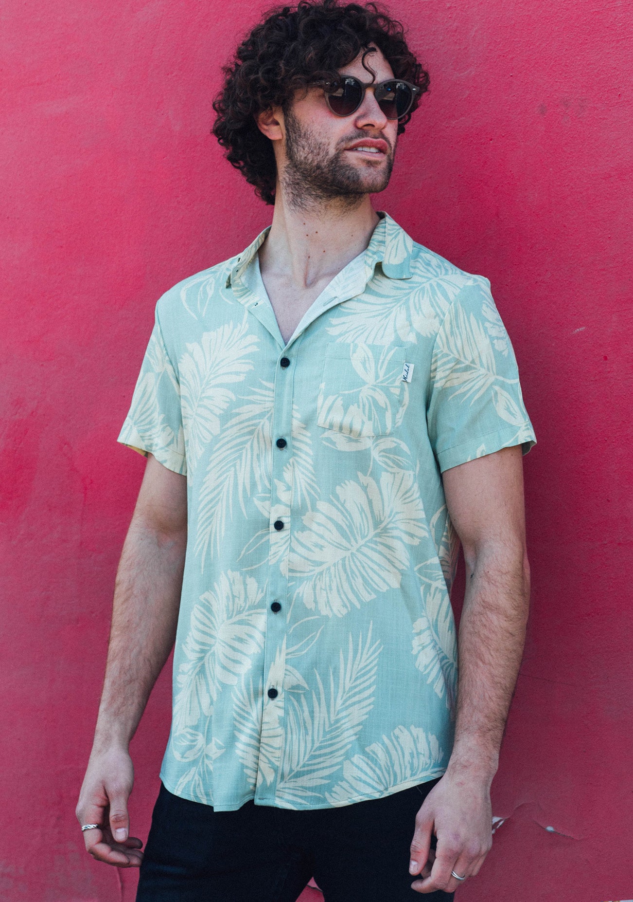 Kidel Tahai Streetstyle Men’s Shirt – Regular Fit, Viscose Fabric