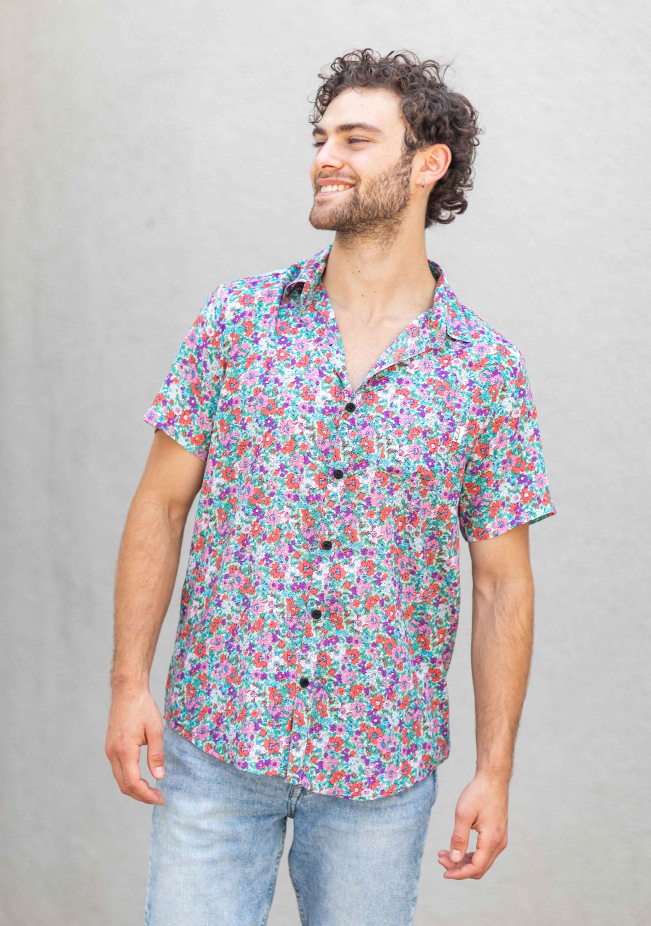 Kidel Sevilla Streetstyle Men’s Shirt – Regular Fit, Viscose Fabric