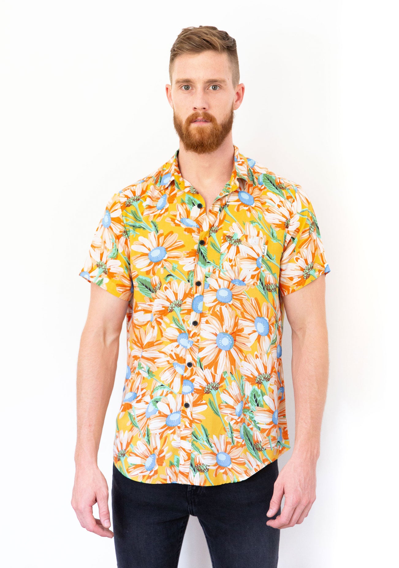 Kidel Phuket Streetstyle Men’s Shirt – Regular Fit, Viscose Fabric
