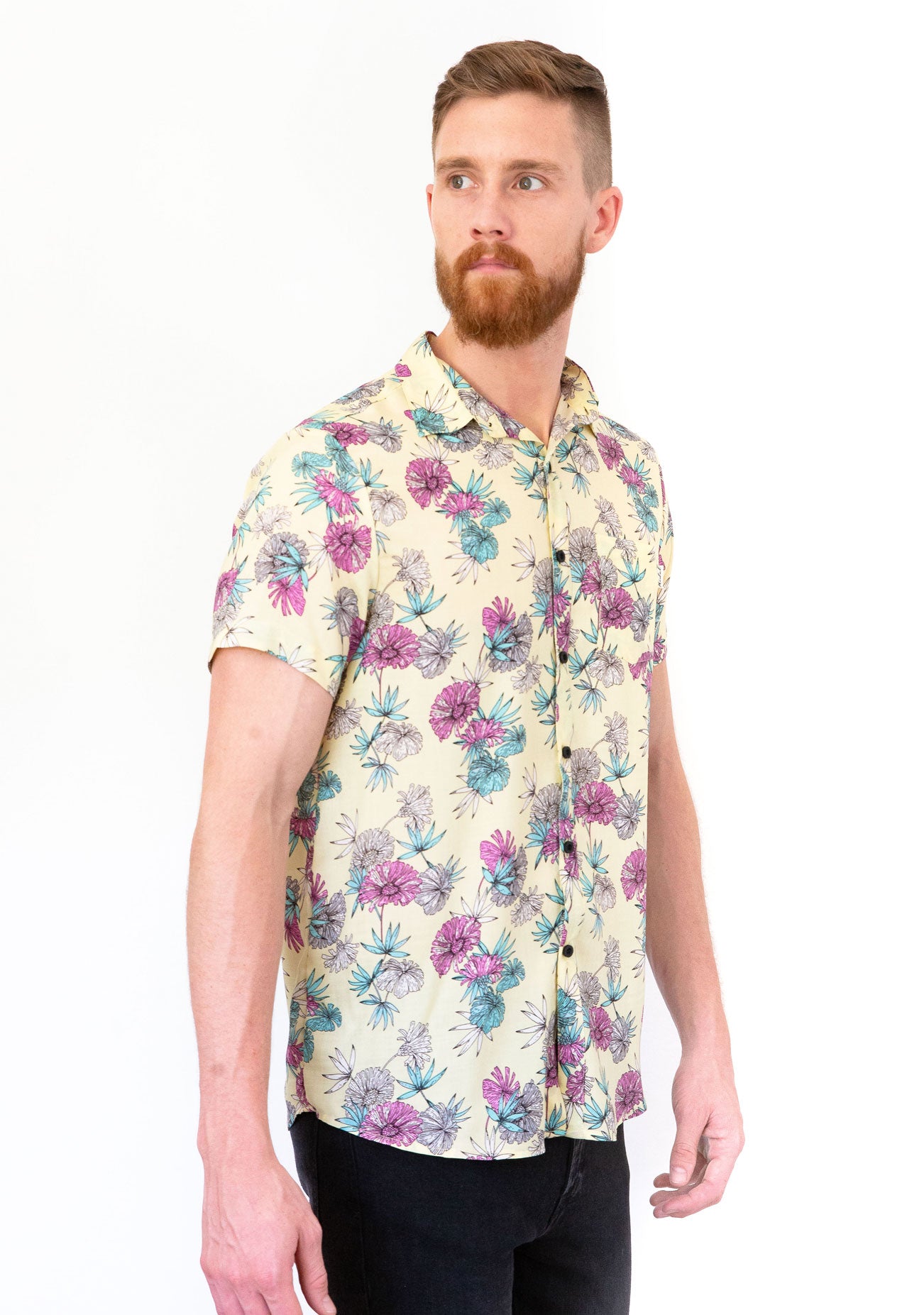 Kidel Oahu Streetstyle Men’s Shirt – Regular Fit, Viscose Fabric