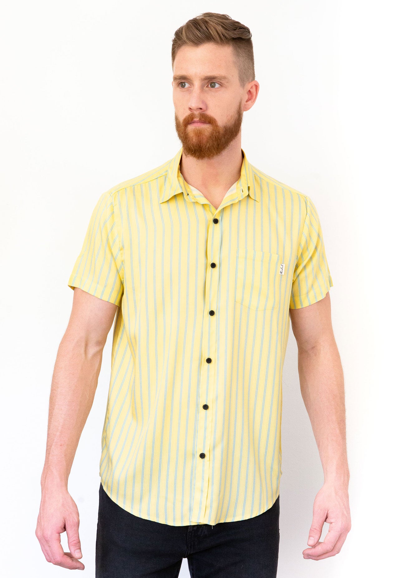 Kidel Osaka Streetstyle Men’s Shirt – Regular Fit, Viscose Fabric