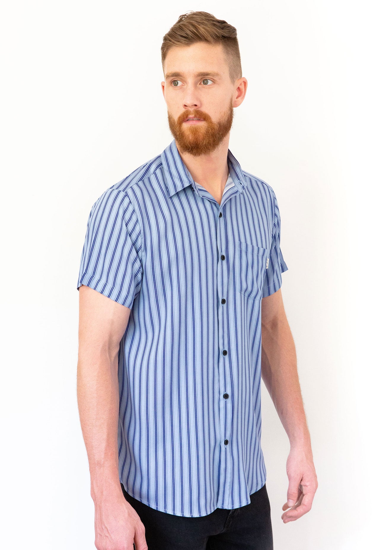 Kidel Tauranga Streetstyle Men’s Shirt – Regular Fit, Viscose Fabric